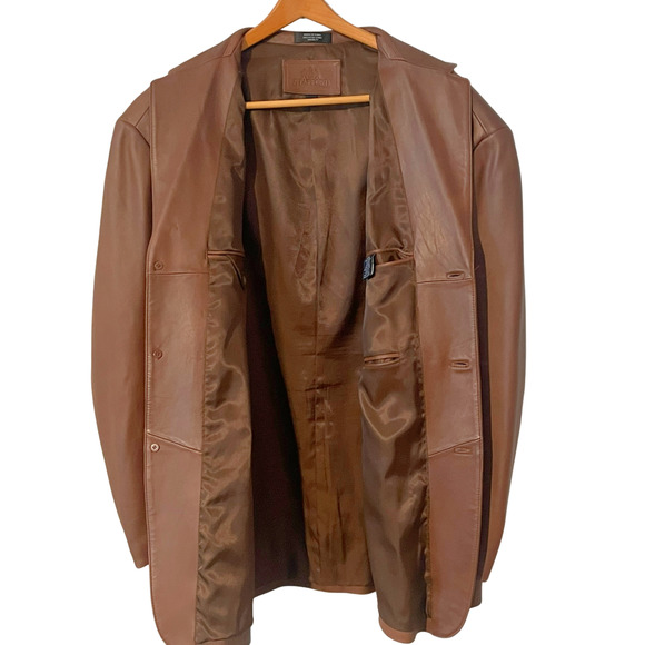 Stafford Tan Leather Jacket - Picture 3 of 13
